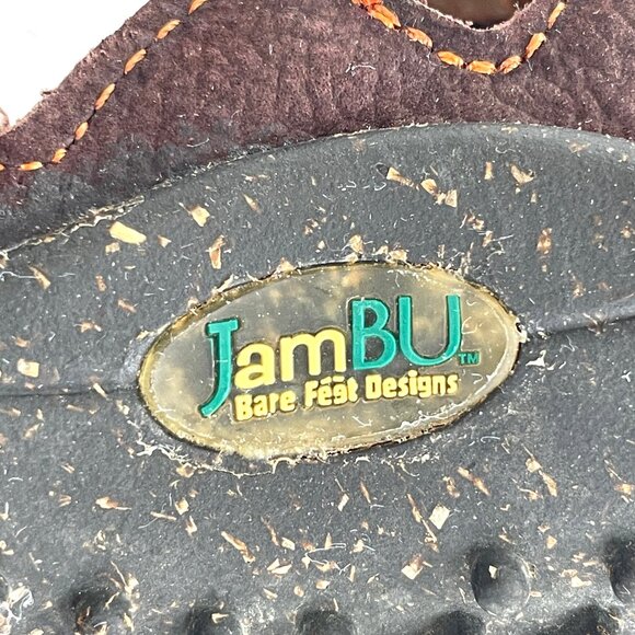 JBU JamBU 7.5 Scuba Adventure On Brown Barefoot Sandal Bungee Caged Sport Shoes - Picture 7 of 11